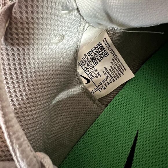 Nike Vapor Edge Elite 360 2 Cleats Men's 10 Football Silver Black Shoes NWOT - Picture 7 of 7